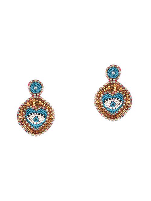 multi colored fur other earring - 16937574 - Standard Image - 1