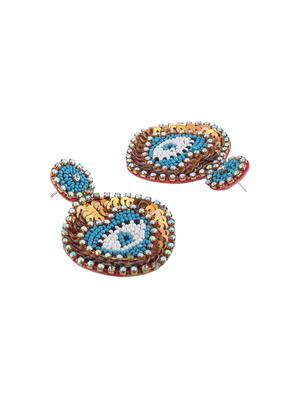 multi colored fur other earring - 16937574 - Standard Image - 2