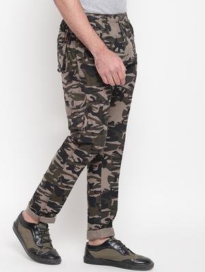 beige camouflage cargo trouser - 16937603 - Standard Image - 2