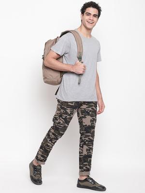 beige camouflage cargo trouser - 16937603 - Standard Image - 4