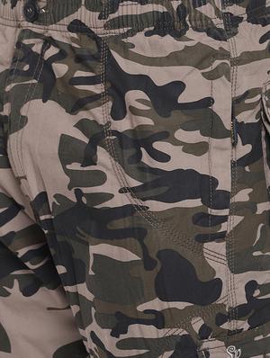 beige camouflage cargo trouser - 16937603 - Standard Image - 5