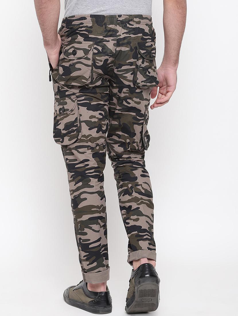 beige camouflage cargo trouser - 16937603 - Zoom Image - 3