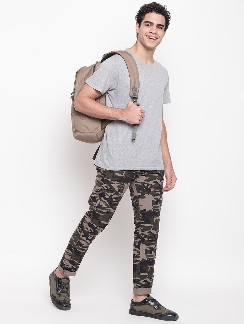 beige camouflage cargo trouser - 16937603 - Zoom Image - 4