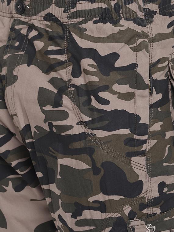 beige camouflage cargo trouser - 16937603 - Zoom Image - 5