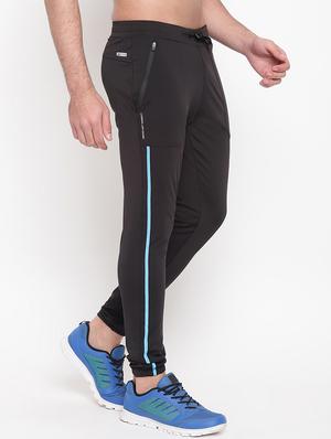 black side striped full length track pant - 16937618 - Standard Image - 2