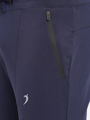 navy blue side striped full length track pant - 16937619 - Standard Image - 5