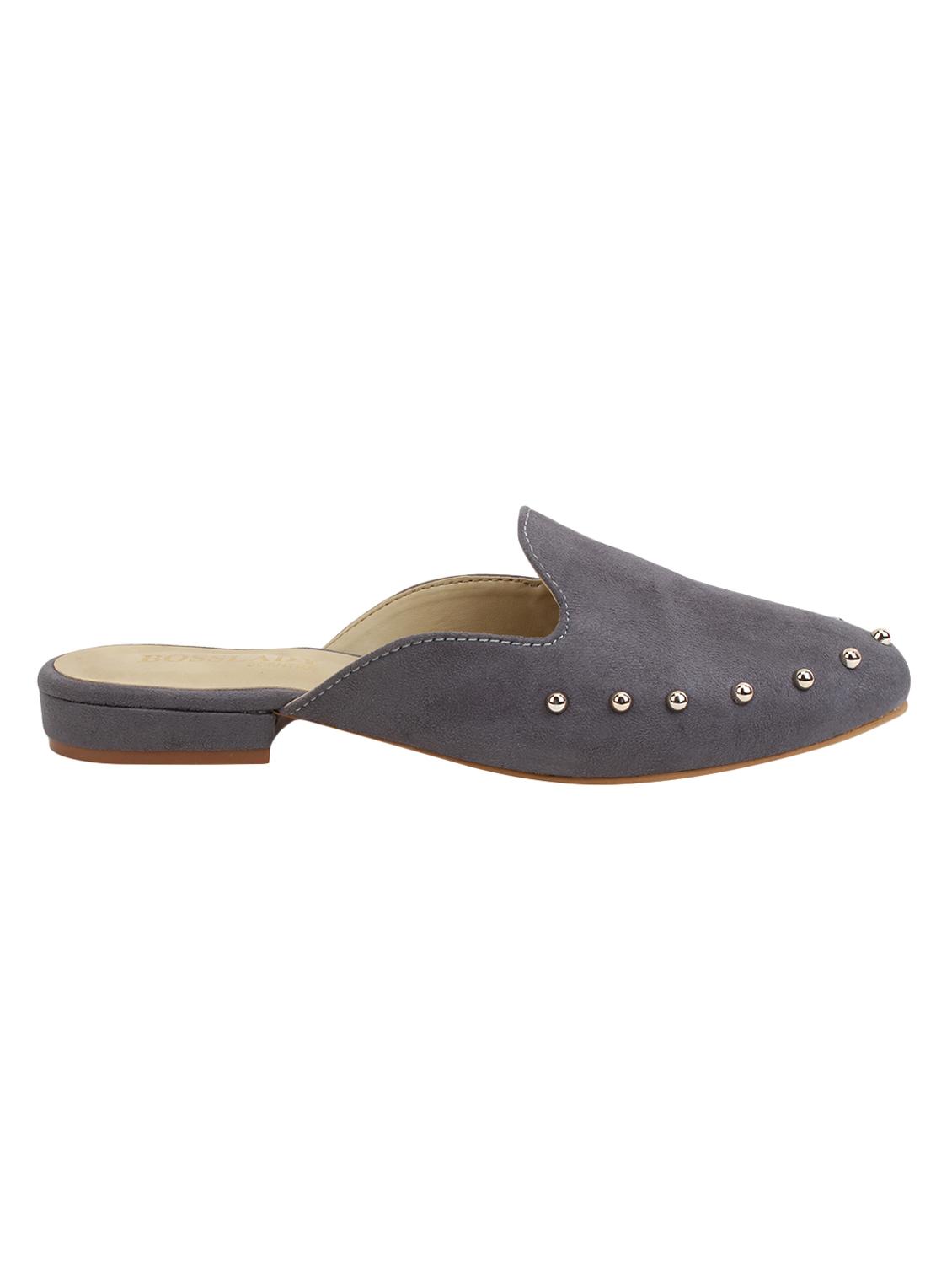 grey slip on mules - 16937915 - Zoom Image - 2