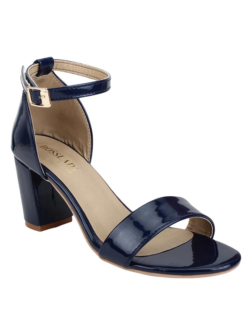 blue ankle strap sandals - 16937954 - Zoom Image - 1