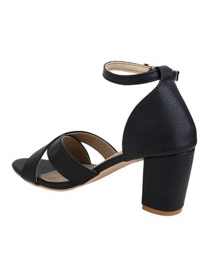 black ankle strap sandals - 16937961 - Standard Image - 3
