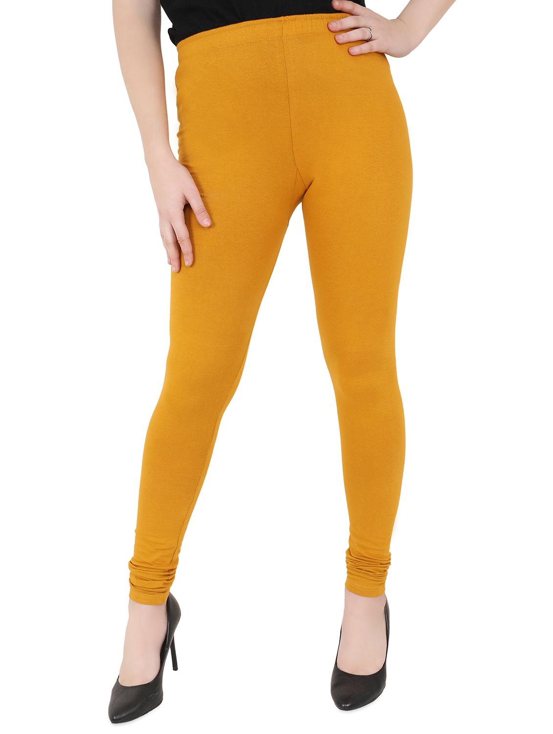 yellow cotton leggings - 16938380 - Zoom Image - 1