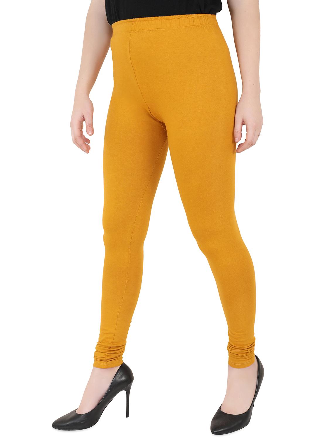 yellow cotton leggings - 16938380 - Zoom Image - 2