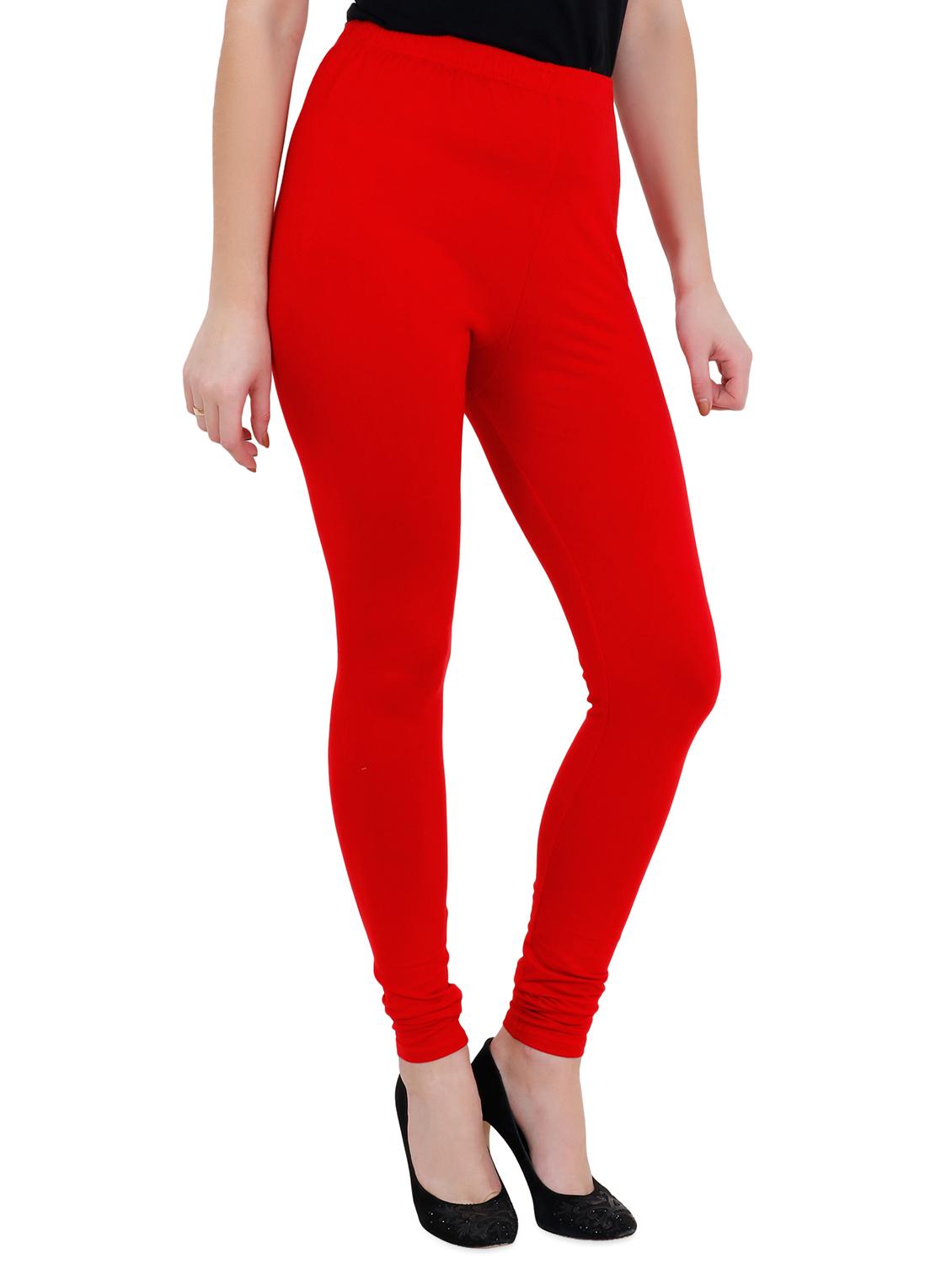 red cotton leggings - 16938387 - Zoom Image - 2