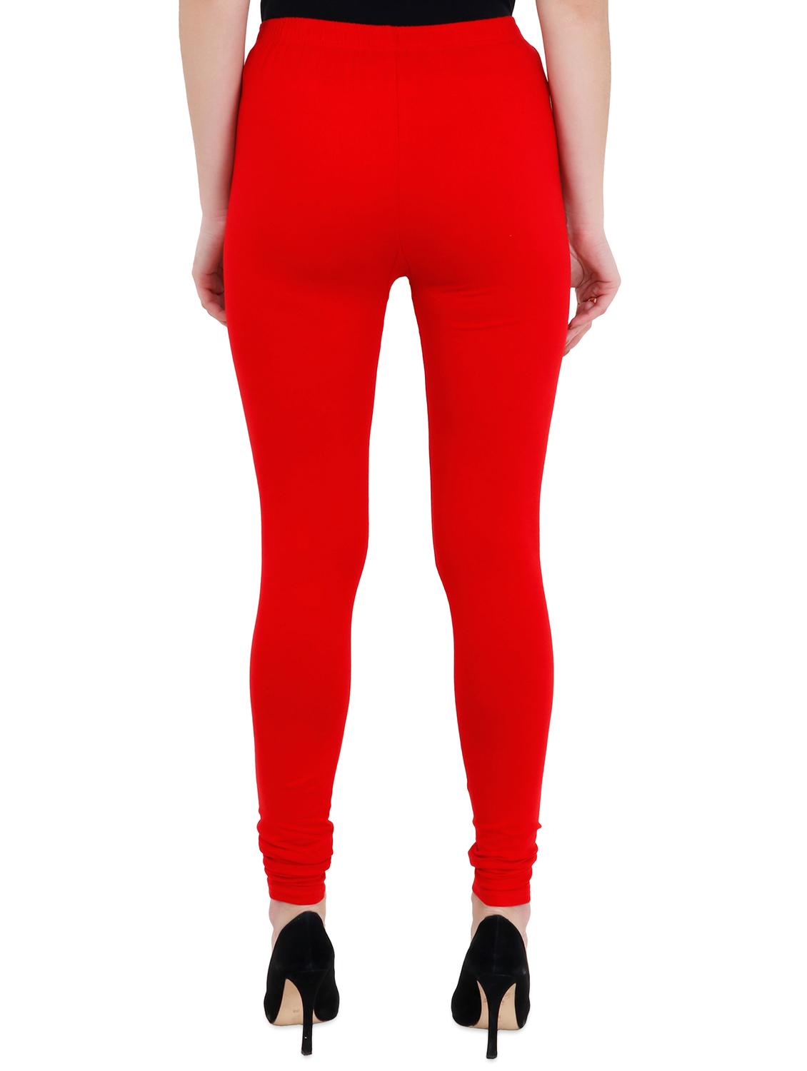 red cotton leggings - 16938387 - Zoom Image - 3
