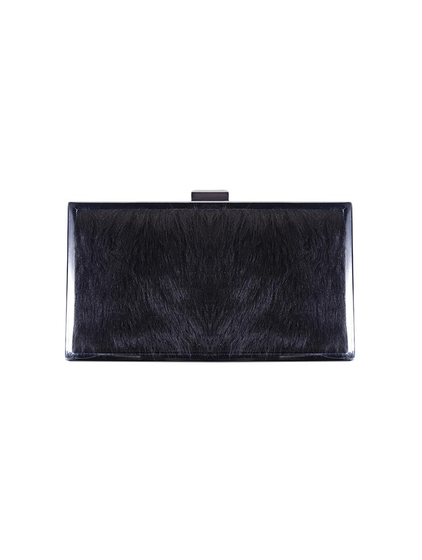 black fur box clutch - 16938763 - Zoom Image - 1