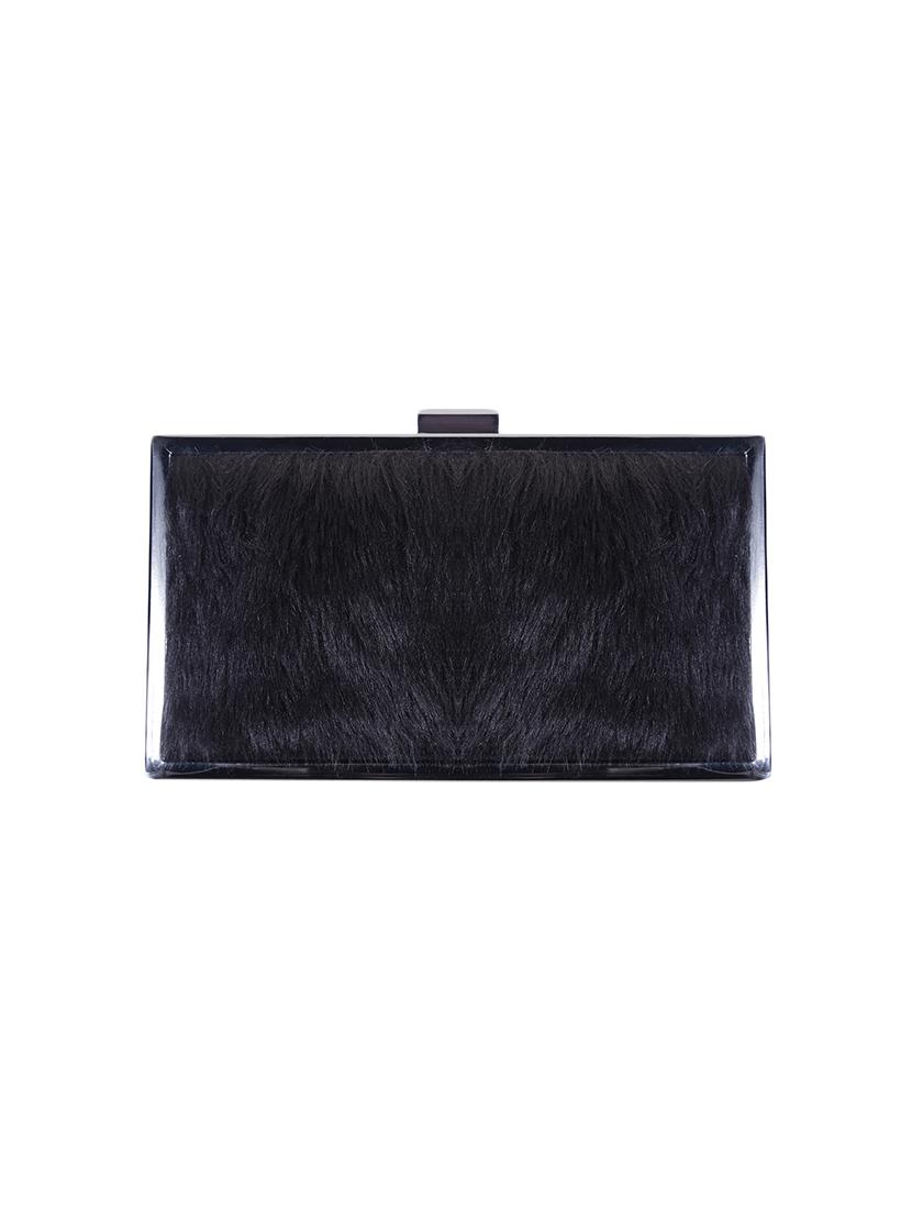 black fur box clutch - 16938763 - Zoom Image - 2