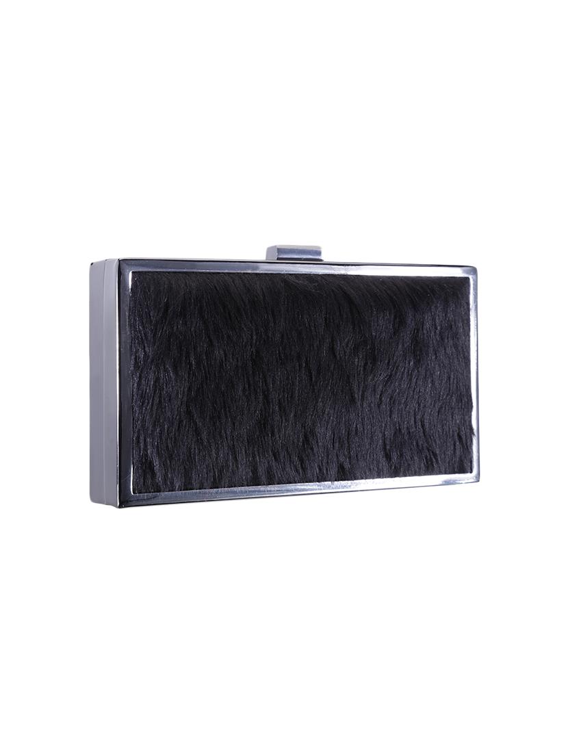 black fur box clutch - 16938763 - Zoom Image - 4