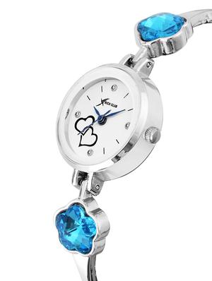 rc-5021 analogue white heart dial metal strap analog watch - for women - 16939126 - Standard Image - 2