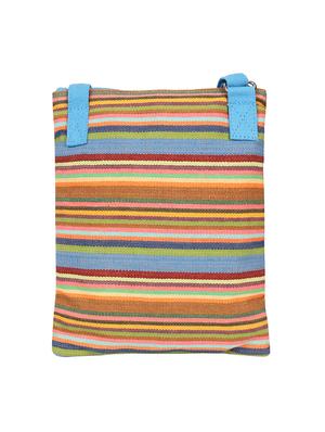 blue canvas regular sling bag - 16939247 - Standard Image - 2
