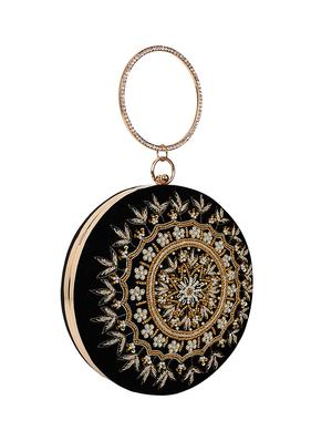 black velvet box clutch - 16939276 - Standard Image - 4