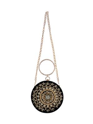 black velvet box clutch - 16939276 - Standard Image - 5