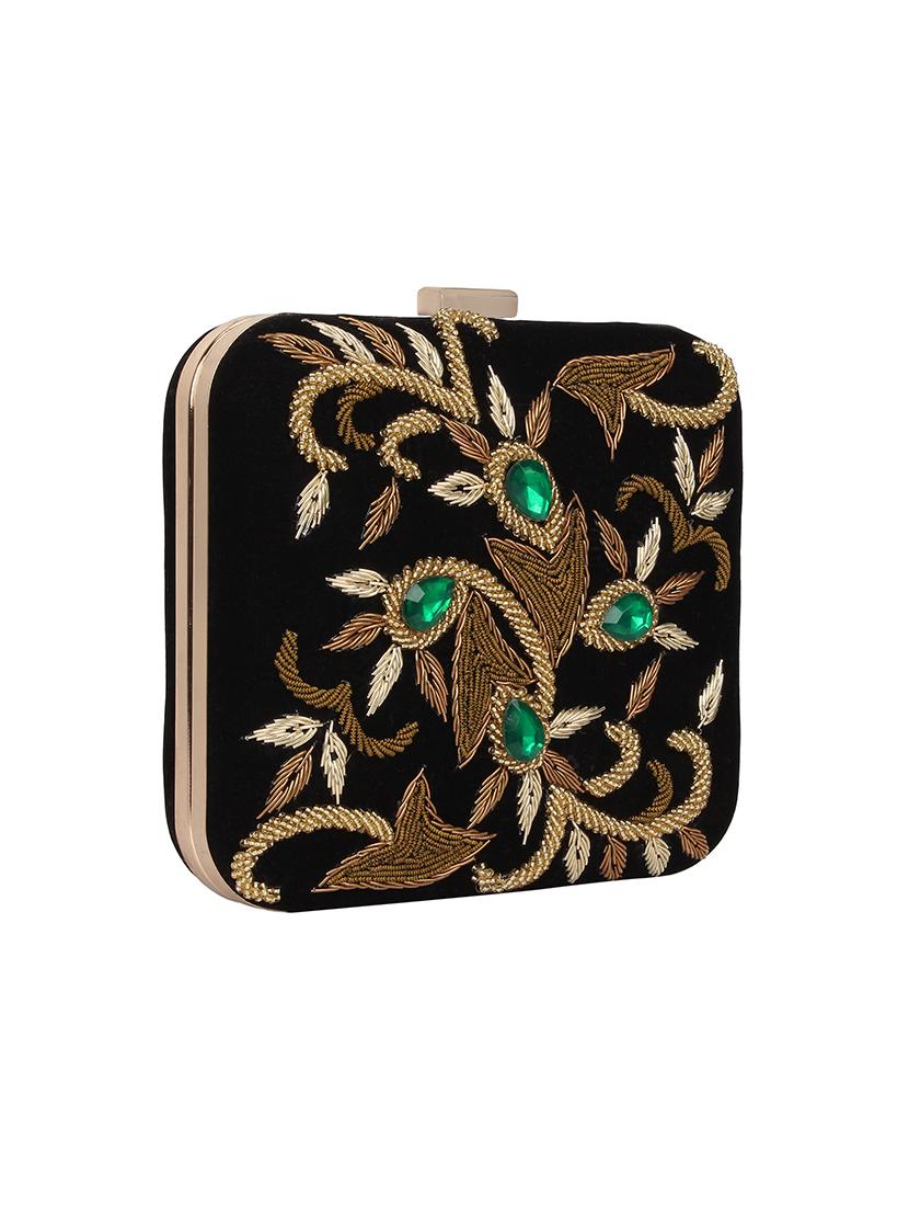 black velvet box clutch - 16939278 - Zoom Image - 4