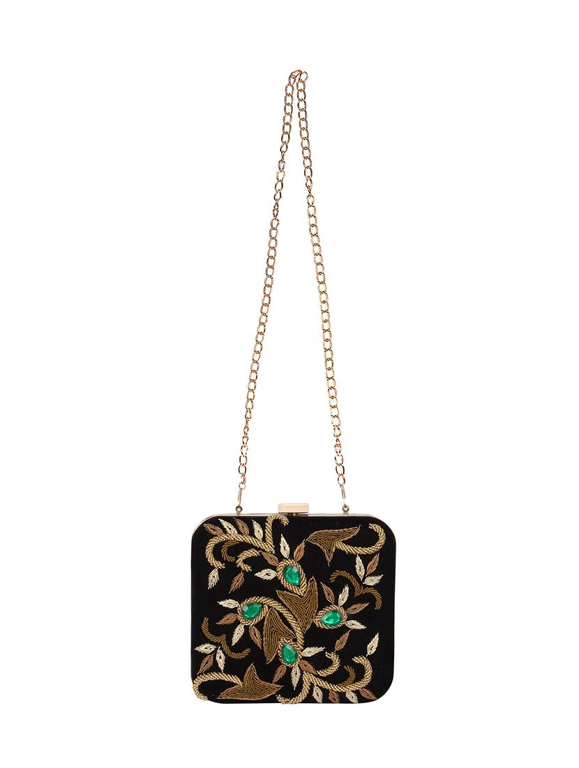 black velvet box clutch - 16939278 - Zoom Image - 5