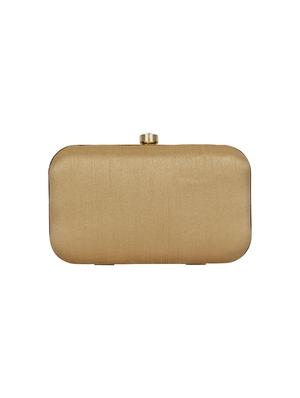 yellow faux silk box clutch - 16939297 - Standard Image - 2