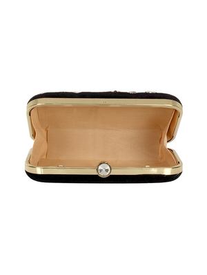 black velvet box clutch - 16939300 - Standard Image - 3