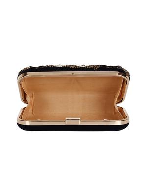 black velvet box clutch - 16939301 - Standard Image - 3