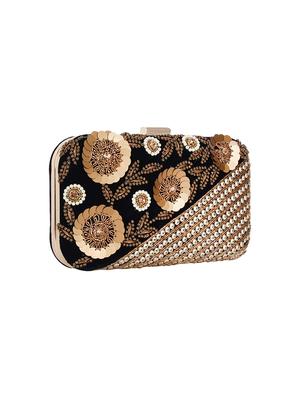 black velvet box clutch - 16939301 - Standard Image - 4
