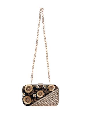 black velvet box clutch - 16939301 - Standard Image - 5