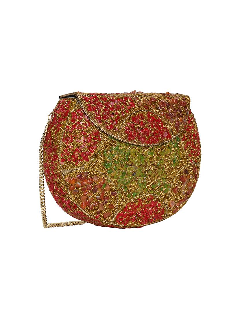 gold metal box clutch - 16939310 - Zoom Image - 4