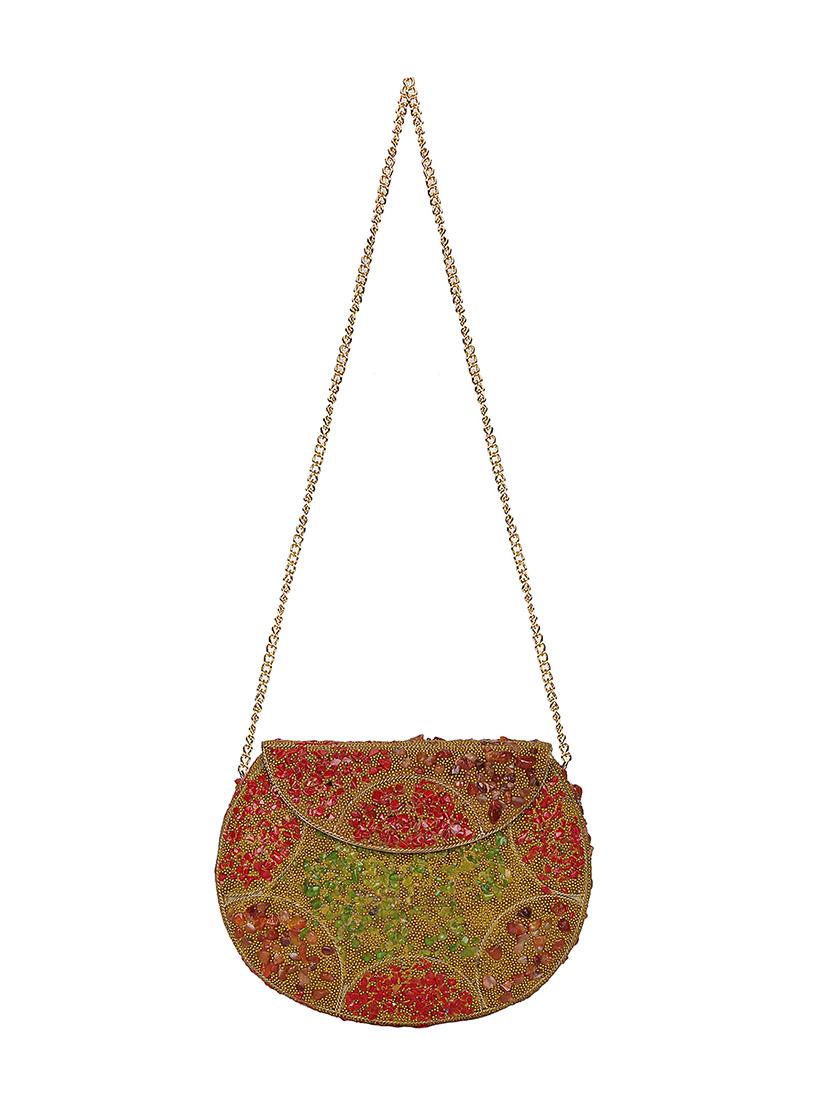 gold metal box clutch - 16939310 - Zoom Image - 5