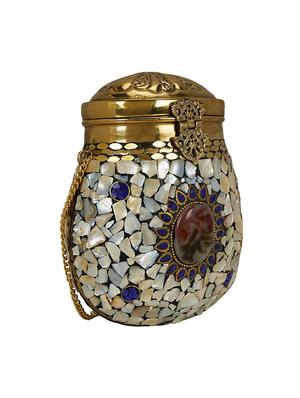 multi colored metal ethnic sling bag - 16939315 - Standard Image - 4