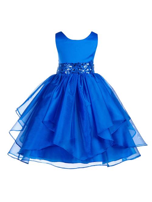 blue net frock - 16939326 - Standard Image - 1