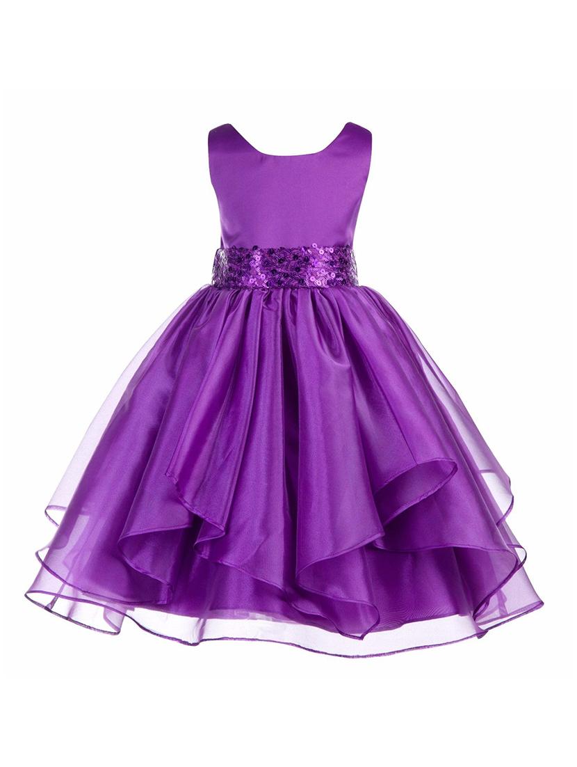 purple net frock - 16939331 - Zoom Image - 1