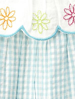 green cotton frock - 16939742 - Standard Image - 3