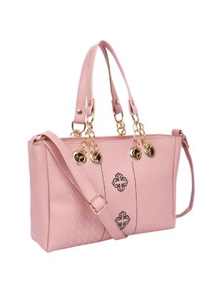 pink leatherette (pu) regular sling bag - 16939944 - Standard Image - 4