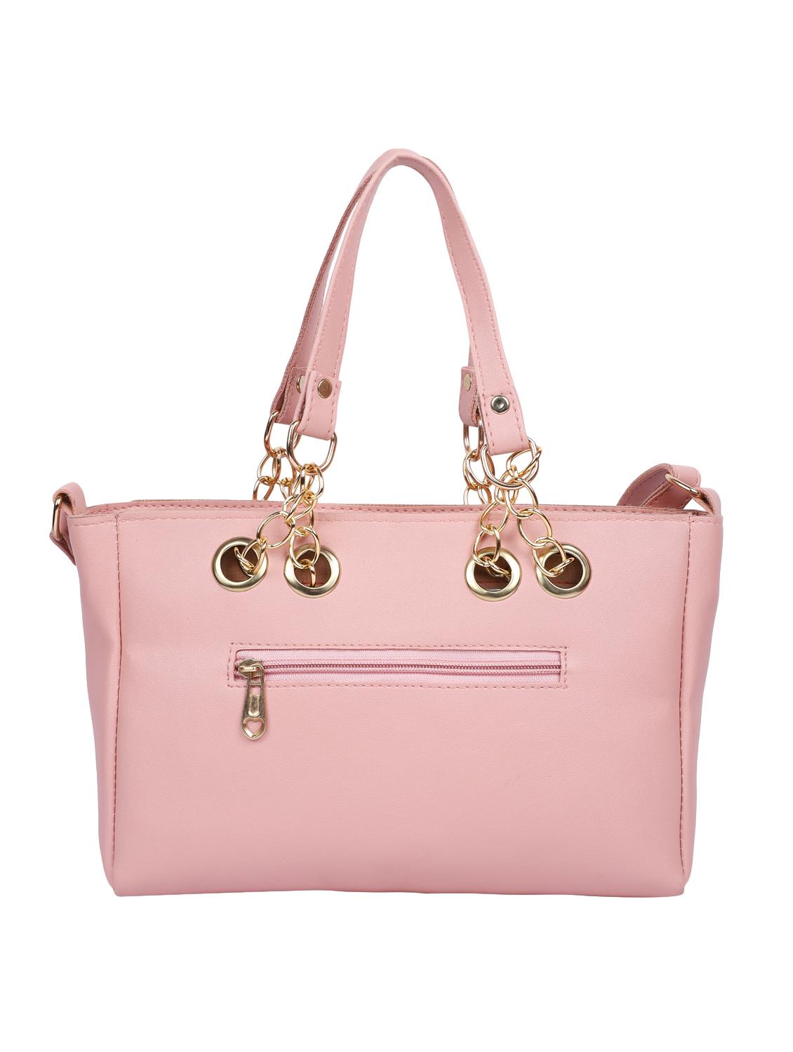 pink leatherette (pu) regular sling bag - 16939944 - Zoom Image - 2