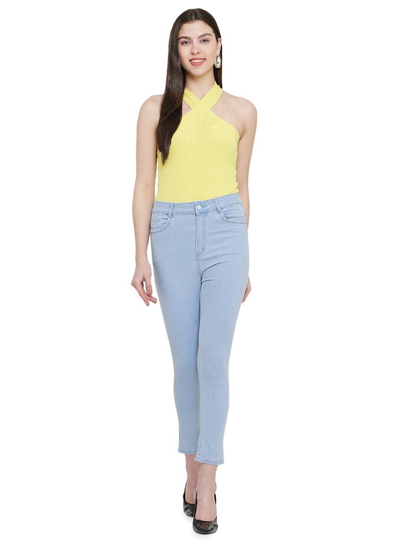 high rise skinny fit jeans - 16940605 - Zoom Image - 4
