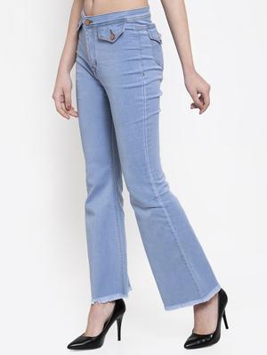 frayed hem bootcut jeans - 16940607 - Standard Image - 2