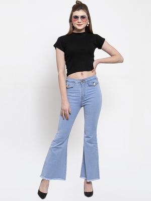 frayed hem bootcut jeans - 16940607 - Standard Image - 4