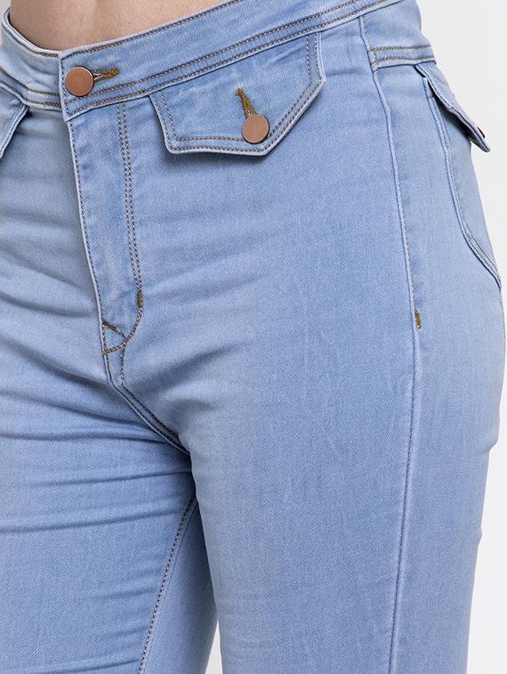 frayed hem bootcut jeans - 16940607 - Zoom Image - 5