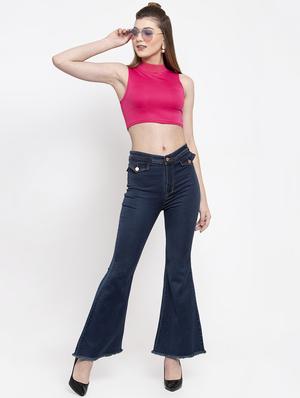 frayed hem bootcut jeans - 16940608 - Standard Image - 4