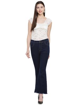 frayed hem bootcut jeans - 16940609 - Standard Image - 4