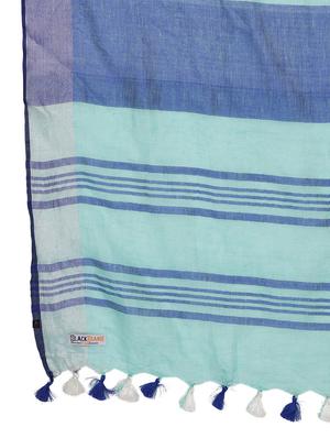 solid handloom saree with blouse - 16940681 - Standard Image - 3