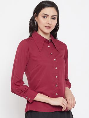 long sleeved solid shirt - 16941094 - Standard Image - 2