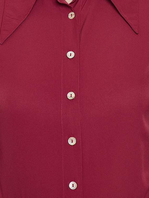 long sleeved solid shirt - 16941094 - Zoom Image - 5