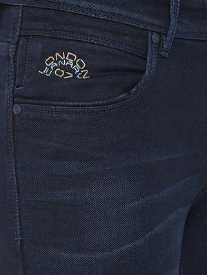 navy blue plain denim jeans - 16941118 - Standard Image - 5