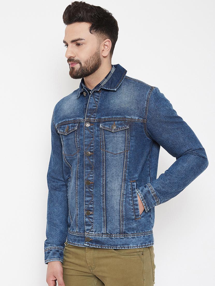 blue washed denim jacket - 16941157 - Zoom Image - 2